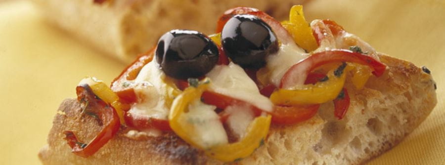 recipe image Mozzarella & Pepper Bruschetta