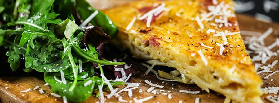 recipe image Mob Kitchen's Spaghetti Carbonara Frittata