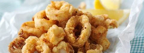 recipe image Crispy Squid with Easy Garlic & Paprika Mayo