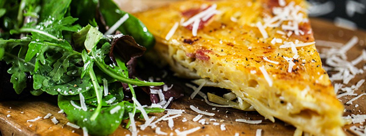 recipe image Mob Kitchen's Spaghetti Carbonara Frittata